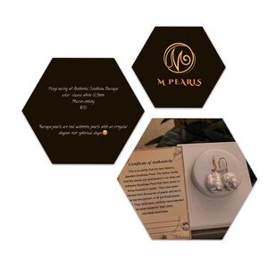 M Pearls Baroque Pearl Earrings